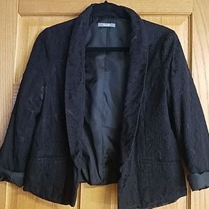 Black lace blazer